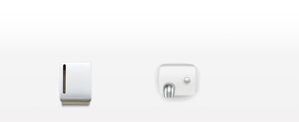 Por tanto, un 69% menos que otros secadores de manos y hasta un 97% menos que las toallitas de papel. 