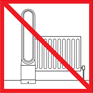 Do not store near heat sources
